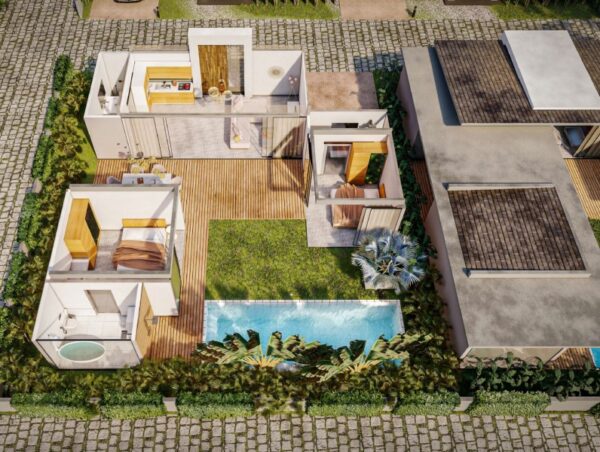 Modern gated development of 2 and 3 bedroom villa