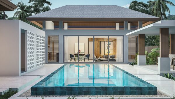 Bali style 3 bedroom private pool villa