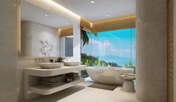 Luxury 2-3-4 bedroom sea villa in Maenam：圖片 11