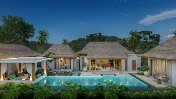 Spacious Balinese style 4 bedroom villa in Laem Set