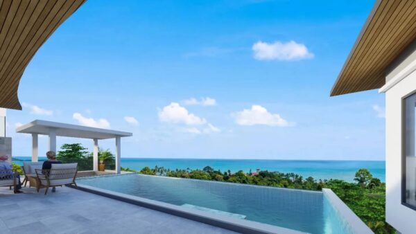 4 bedroom sea view villa with a private pool