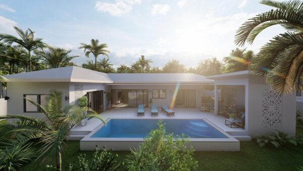 3 bedroom villa with a private pool