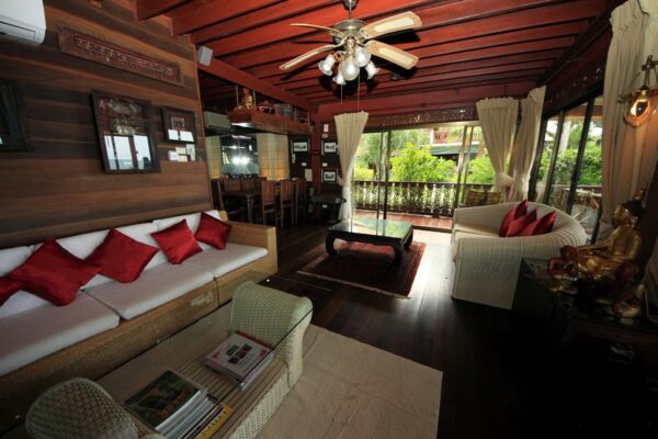 Thai Teak 4 bedroom ocean front villa：圖片 11